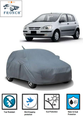 FRONCH Car Cover For Hyundai Getz (With Mirror Pockets)(Grey)