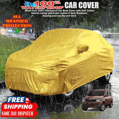 Tamanchi Autocare Car Cover For Mahindra Xylo(Gold)
