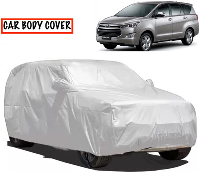 AXLOZ Car Cover For Toyota Innova (With Mirror Pockets)(Silver)