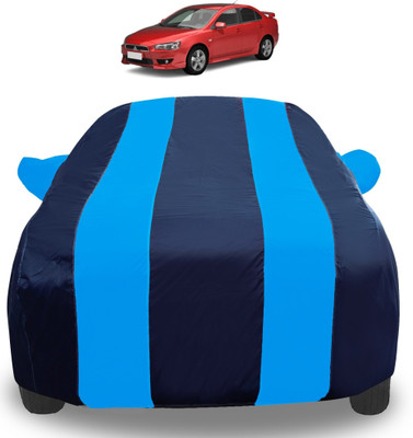 Auto Hub Car Cover For Mitsubishi Lancer (With Mirror Pockets)(Blue)