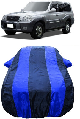 Wegather Car Cover For Hyundai Terracan (With Mirror Pockets)(Blue)