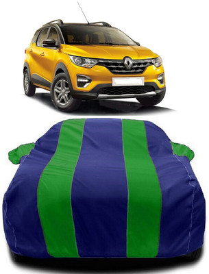 Autoprime Car Cover For Renault Triber RXZ Petrol (With Mirror Pockets)(Green, Blue)