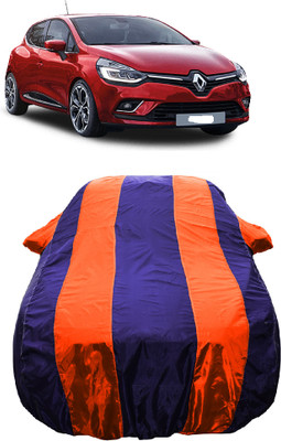 Wegather Car Cover For Renault Clio (With Mirror Pockets)(Orange)