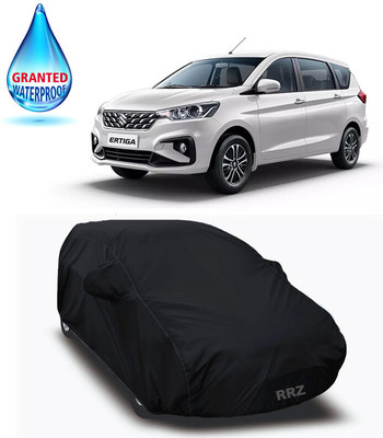 RRZ Car Cover For Maruti Suzuki Ertiga (With Mirror Pockets)(Black, For 2020 Models)