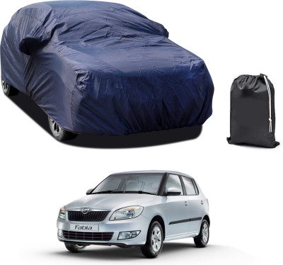 CODOKI Car Cover For Skoda Fabia Scout (With Mirror Pockets)(Blue)