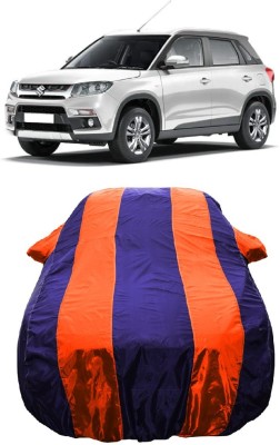 Wegather Car Cover For Maruti Suzuki Grand Vitara VDi (With Mirror Pockets)(Orange)