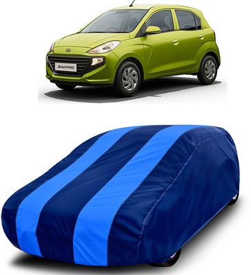 MoTRoX Car Cover For Hyundai Santro (Without Mirror Pockets)(Blue, Blue)