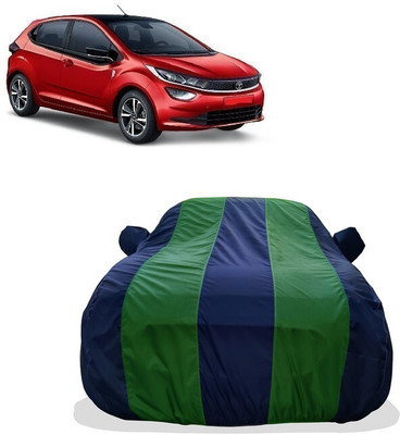 Tricway Car Cover For Tata Altroz XM Petrol (With Mirror Pockets)(Green)