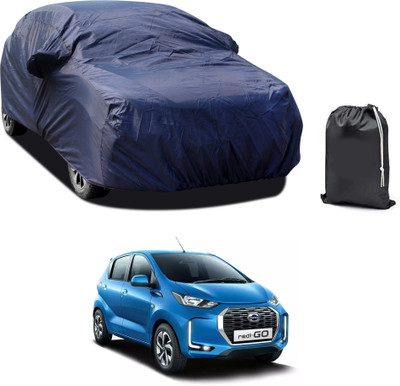 PAGORA Car Cover For Datsun Redi GO 1.0 S (With Mirror Pockets)(Blue)