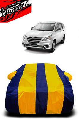 J S R Car Cover For Toyota Innova (With Mirror Pockets)(Yellow, Blue)
