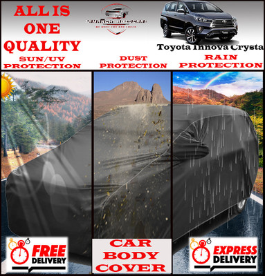 Tamanchi Autocare Car Cover For Toyota Innova Crysta(Grey)