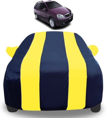 Auto Hub Car Cover For Tata Indigo Marina (With Mirror Pockets)(Yellow)