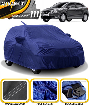 ALTRADECOT Car Cover For Maruti Suzuki Baleno (With Mirror Pockets)(Blue)