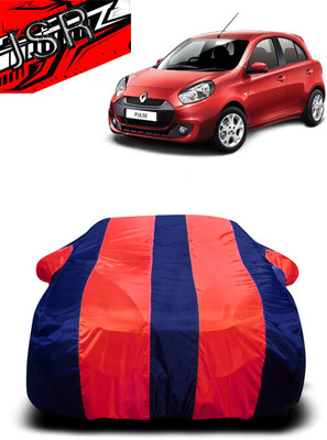 J S R Car Cover For Renault Pulse (With Mirror Pockets)(Red, Blue)