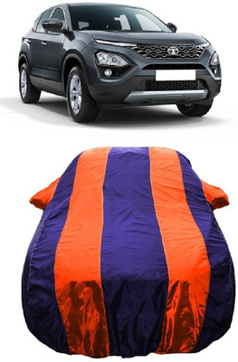 Wegather Car Cover For Tata Harrier XZ Plus Dual Tone Diesel (With Mirror Pockets)(Orange)