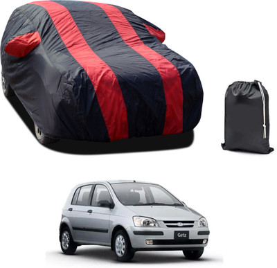 PAGORA Car Cover For Hyundai Getz (With Mirror Pockets)(Red, For 2019, 2020, 2021, 2022, 2023 Models)