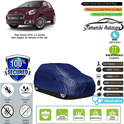 Tamanchi Autocare Car Cover For Fiat Punto EVO 1.2 Active(Blue)