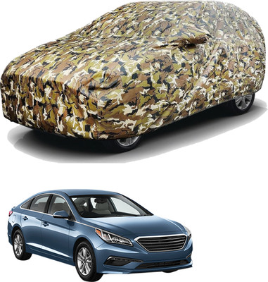 SS FOR YOUR SMART NEEDS Car Cover For Hyundai Sonata (With Mirror Pockets)(Green)