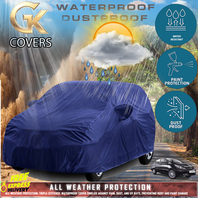 Tamanchi Autocare Car Cover For Tata Manza (With Mirror Pockets)(Blue)
