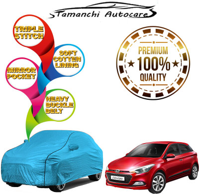 Tamanchi Autocare Car Cover For Kia Sonet (With Mirror Pockets)(Blue)