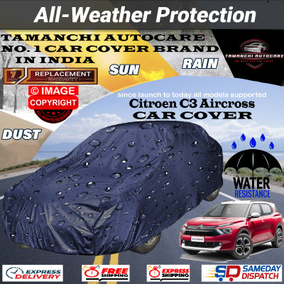 Tamanchi Autocare Car Cover For Citroen C3 Aircross(Blue)