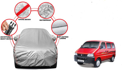 Auto Oprema Car Cover For Maruti Suzuki Eeco (With Mirror Pockets)(Silver)