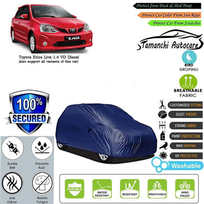 Tamanchi Autocare Car Cover For Toyota Etios Liva 1.4 VD Diesel(Blue)