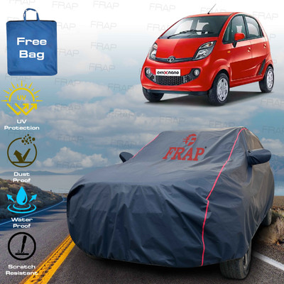 Frap Car Cover For Tata Nano, Nano Genx, Nano LX, Nano XE, Nano XT (With Mirror Pockets)(Blue, Red)