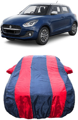 Wegather Car Cover For Maruti Suzuki Swift ZDI Plus (With Mirror Pockets)(Red)