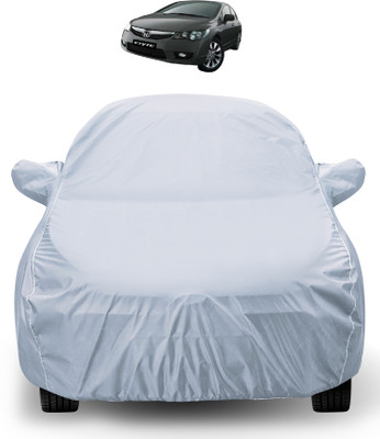 Auto Hub Car Cover For Honda Civic (With Mirror Pockets)(Silver)