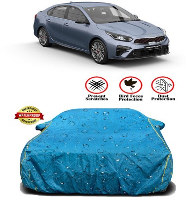 AUTOGARH Car Cover For Kia Cerato (With Mirror Pockets)(Blue)