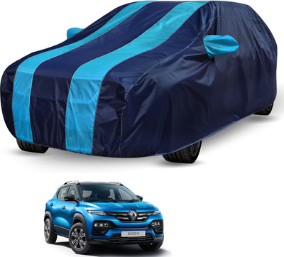 Auto Hub Car Cover For Renault Kiger (With Mirror Pockets)(Blue, Blue, For 2021 Models)