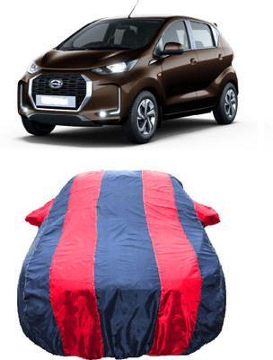 Wegather Car Cover For Datsun Redi GO D (With Mirror Pockets)(Red)