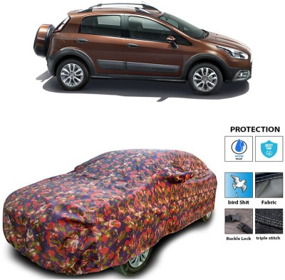 AutoTiger Car Cover For Fiat Avventura (With Mirror Pockets)(Multicolor)