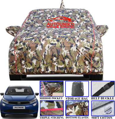autouniko Car Cover For Tata Altroz, Altroz XE Diesel, Altroz XZ Petrol (With Mirror Pockets)(Multicolor)