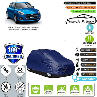 Tamanchi Autocare Car Cover For Maruti Suzuki Swift VDI Optional(Blue)