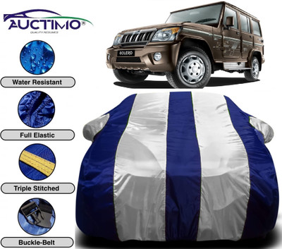 AUCTIMO Car Cover For Mahindra Bolero (With Mirror Pockets)(Multicolor)