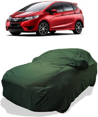 QLAX Car Cover For Maruti Jazz 1.2 VX i VTEC (With Mirror Pockets)(Green)