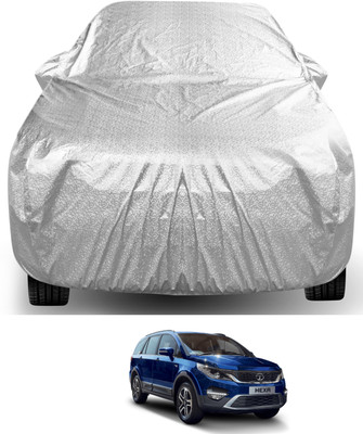 Auto Hub Car Cover For Tata Hexa (With Mirror Pockets)(Silver)