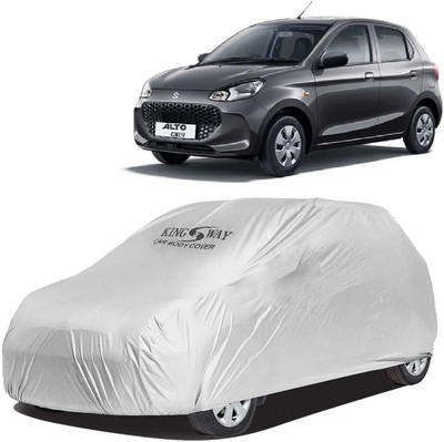 Kingsway Car Cover For Maruti Suzuki Alto K10 (Without Mirror Pockets)(Silver, For 2022, 2023 Models)