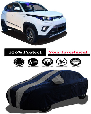 Amexride Car Cover For Mahindra eKUV100 P1 Electric (With Mirror Pockets)(Grey)