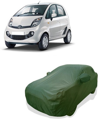 Tricway Car Cover For Tata Nano XM (With Mirror Pockets)(Green)