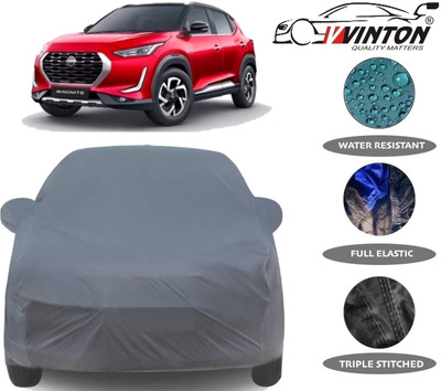 V VINTON Car Cover For Nissan Magnite (With Mirror Pockets)(Grey)