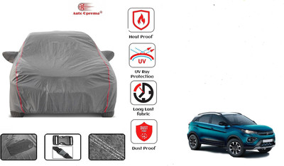 Auto Oprema Car Cover For Tata Nexon (With Mirror Pockets)(Grey)