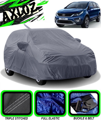 AXLOZ Car Cover For Tata Hexa (With Mirror Pockets)(Grey)