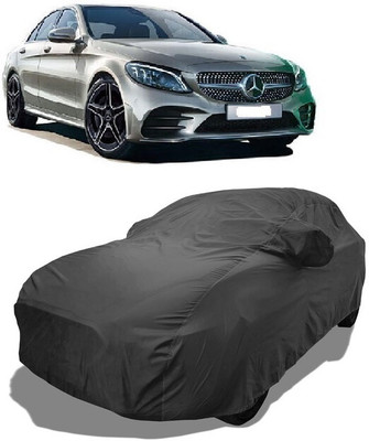 Coxtor Car Cover For Mercedes Benz C200 (With Mirror Pockets)(Grey)