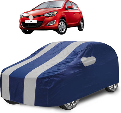 Caronix Car Cover For Hyundai i20 (With Mirror Pockets)(Silver)