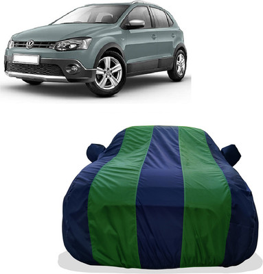 Tricway Car Cover For Volkswagen Cross Polo 1.5 TDI (With Mirror Pockets)(Green)