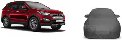 Anlopeproducts Car Cover For Hyundai SantaFe (With Mirror Pockets)(Grey)