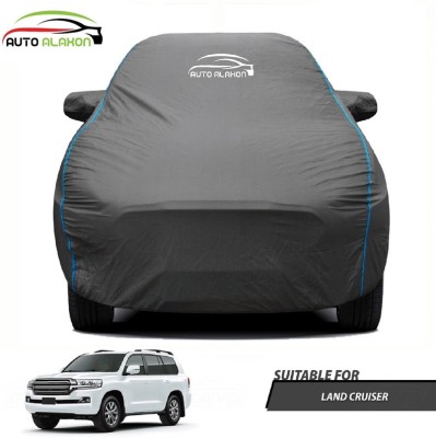 AUTO ALAXON Car Cover For Toyota Land Cruiser (With Mirror Pockets)(Black)